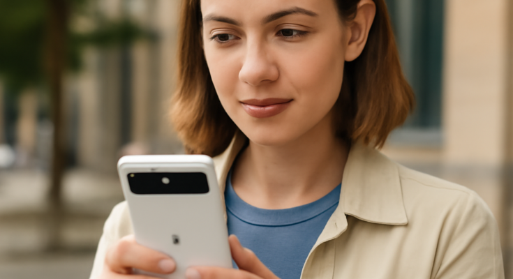 Google-Pixel-Smartphone mit Update: direkter Zugriff auf häufig genutzte Funktionen für eine leichtere Bedienung im Alltag.