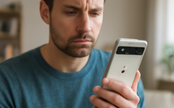 Google Pixel-Smartphone mit eingeblendeter Meldung „Februar-Update“ – Fokus auf Sicherheits-Patches und Fehlerbehebungen, kaum neue Funktionen.