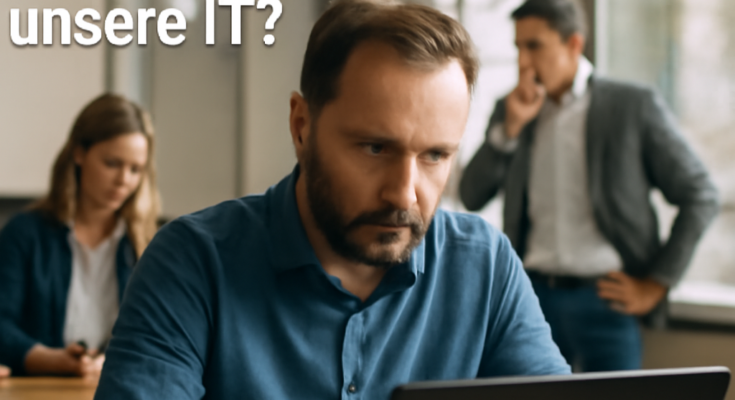 Symbolbild zur IT-Störung in der Stadtverwaltung Remscheid: ein Tag Ausfall zentraler Systeme nach mutmaßlichem Cybervorfall, Fokus auf kommunale IT-Sicherheit und Krisenmanagement.