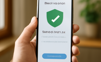 Smartphone mit Android-Update-Hinweis und Schloss-Symbol: 24‑Stunden‑Sperre nach Sicherheitsupdate schützt sensible Funktionen vorübergehend.