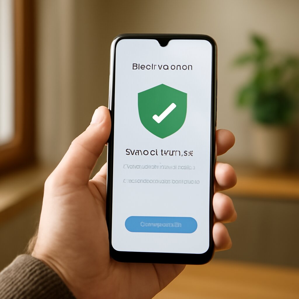 Smartphone mit Android-Update-Hinweis und Schloss-Symbol: 24‑Stunden‑Sperre nach Sicherheitsupdate schützt sensible Funktionen vorübergehend.