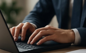 Alt-Text: „Symbolbild: Krankenhaus-IT und vernetzte Gesundheitssoftware mit Warnhinweis – BSI kritisiert Sicherheitslücken, schwaches Patch-Management und unsichere Schnittstellen.“