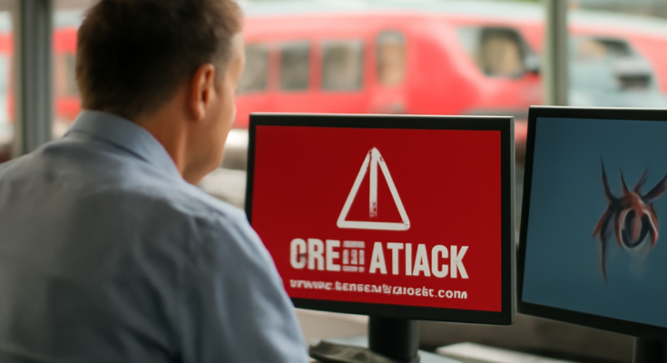 Symbolbild: Deutsche Bahn am Bahnhof; Hinweis auf IT-Störung durch möglichen Cyberangriff, digitale Fahrgastinfos und Services eingeschränkt (18.02.2026).