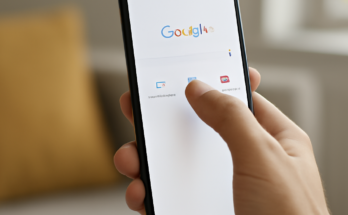 Google Pixel-Smartphone mit Android-Oberfläche: neue Gesten und kontextbezogene Schnellaktionen für schnellere Einhand-Bedienung.