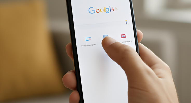 Google Pixel-Smartphone mit Android-Oberfläche: neue Gesten und kontextbezogene Schnellaktionen für schnellere Einhand-Bedienung.