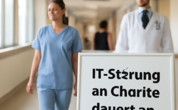 Symbolbild: IT-Störung an der Berliner Charité – Klinikbetrieb läuft weiter, Notaufnahmen teils abgemeldet und Patienten per Rettungsdienst umgeleitet.