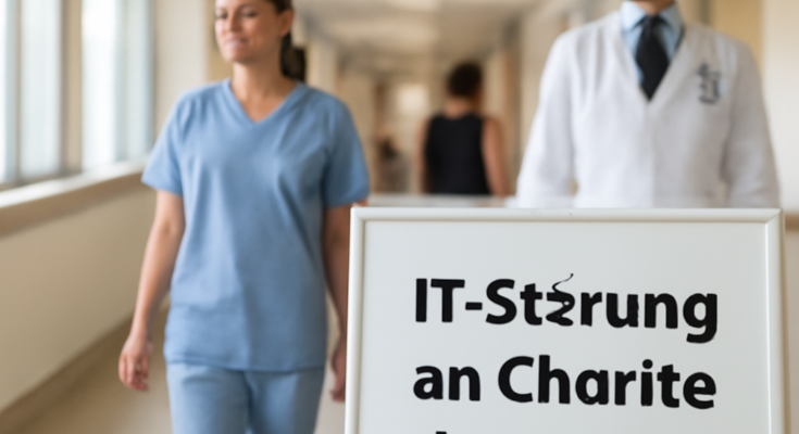 Symbolbild: IT-Störung an der Berliner Charité – Klinikbetrieb läuft weiter, Notaufnahmen teils abgemeldet und Patienten per Rettungsdienst umgeleitet.