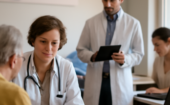 Mitarbeitende der Charité organisieren Patientenaufnahme und Abläufe während anhaltender IT-Störung, mit längeren Wartezeiten und möglichen Terminverschiebungen.