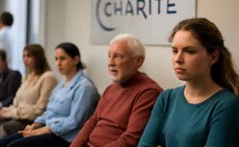 Patienten und Klinikpersonal an der Charité in Berlin: anhaltende IT-Störung führt zu Verzögerungen bei Anmeldung, Terminen und interner Kommunikation.