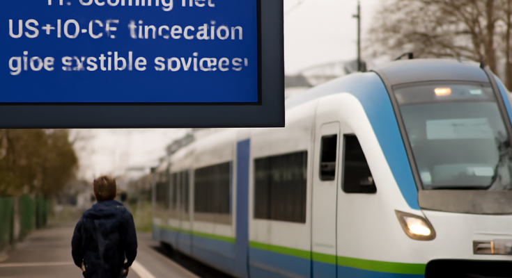 NIAG-Bus an Haltestelle: IT-Störung führte zu Verspätungen und Ausfällen, Echtzeitinfos teils eingeschränkt; Fehler inzwischen behoben.