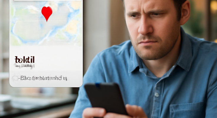 Smartphone mit Google Maps nach Update: unübersichtliche Oberfläche, frustrierte Nutzer nennen das Update „Müll“ und kritisieren schlechtere Orientierung sowie schwerer auffindbare Ortsinfos.