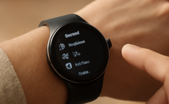 Alt-Text: **„Google Wear-OS-Update für die Pixel Watch: neues Schnellzugriff-Feature erleichtert die Bedienung und macht häufig genutzte Funktionen schneller erreichbar.“**