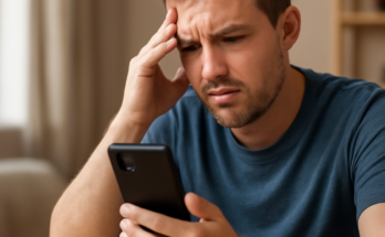 Google-Pixel-Smartphone mit Warnsymbol für schnellen Akkuverbrauch und Überhitzung nach Software-Update.