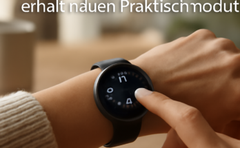 Pixel Watch am Handgelenk mit Wear OS: Google-Update bringt neues Komfort-Feature für schnelleren Zugriff und weniger Menüs.