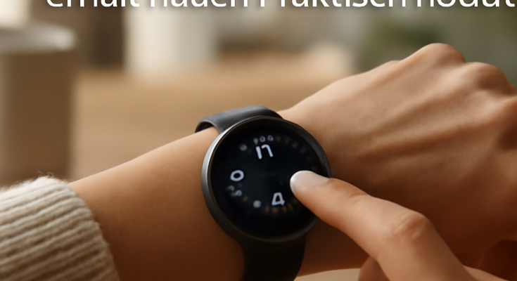 Pixel Watch am Handgelenk mit Wear OS: Google-Update bringt neues Komfort-Feature für schnelleren Zugriff und weniger Menüs.