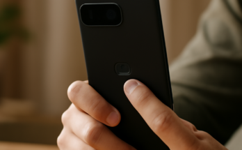 Google Pixel 9a mit Update: Entsperren per Fingerabdruck jetzt auch bei ausgeschaltetem Display.