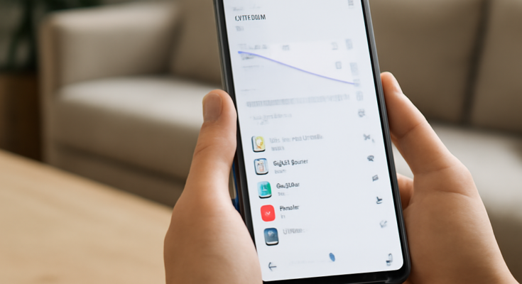 Google-Pixel-Smartphone mit stark sinkendem Akkustand und Wärmeentwicklung nach Update; Nutzer berichten über massiven Akkuverbrauch und Überhitzung.