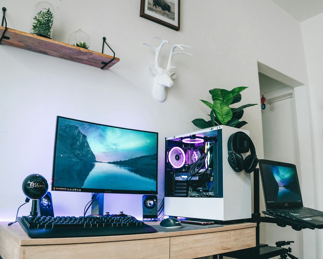 Desktop-Arbeitsplatz als Symbol für Mac mini und Mac Studio