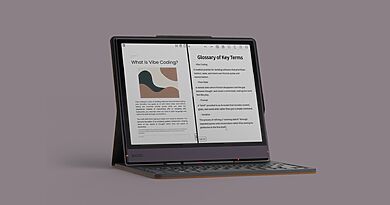 BOOX Note Air6 C mit Tastatur-Cover – offizielles Produktbild