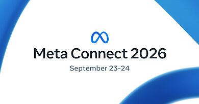 Offizielle Grafik zur Meta Connect 2026 am 23. und 24. September