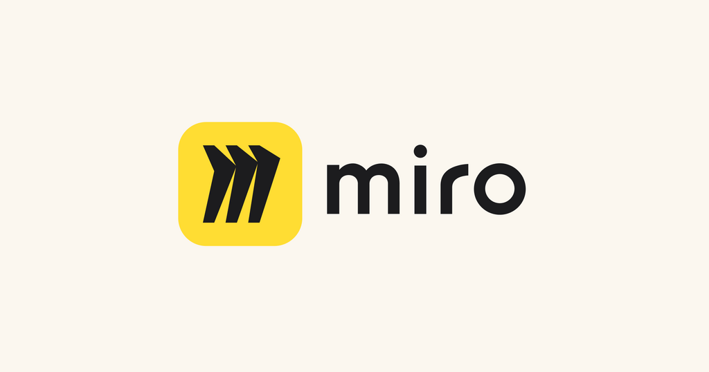 Miro Logo auf hellem Hintergrund