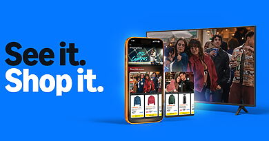 Prime Video Shop the Show mit Fernseher und Amazon Shopping App