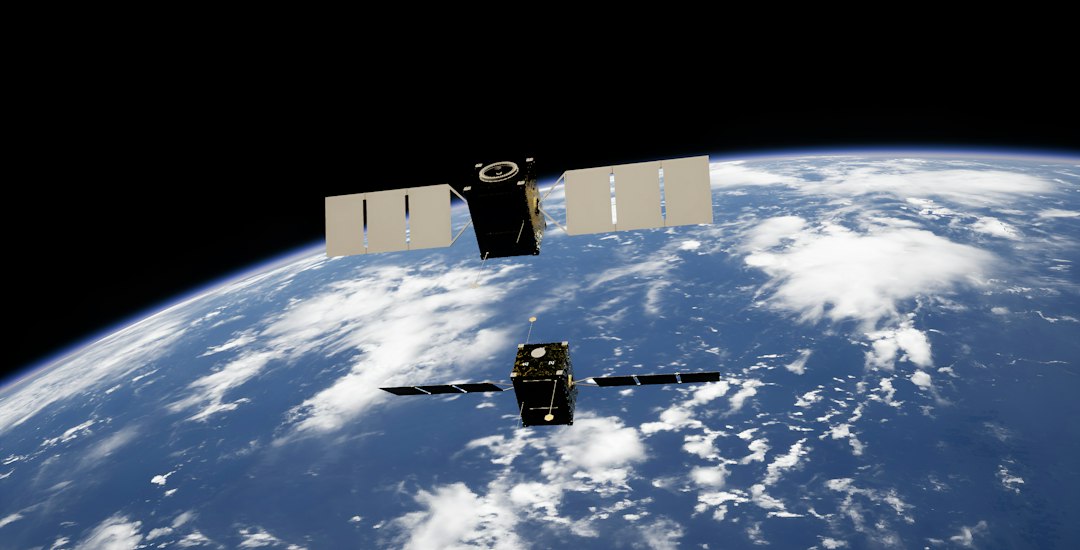 Satelliten im Orbit als Symbolbild für KI-Recheninfrastruktur im All