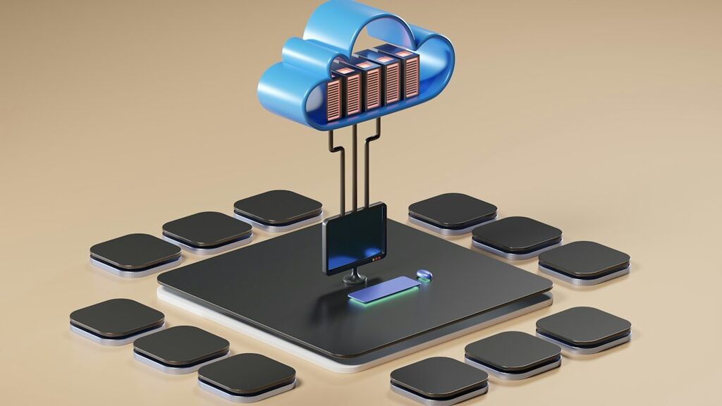 Symbolbild für Cloud-Computing und IT-Sicherheit