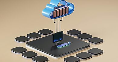 Symbolbild für Cloud-Computing und IT-Sicherheit