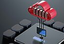 Abstrakte Darstellung vernetzter Cloud-Systeme