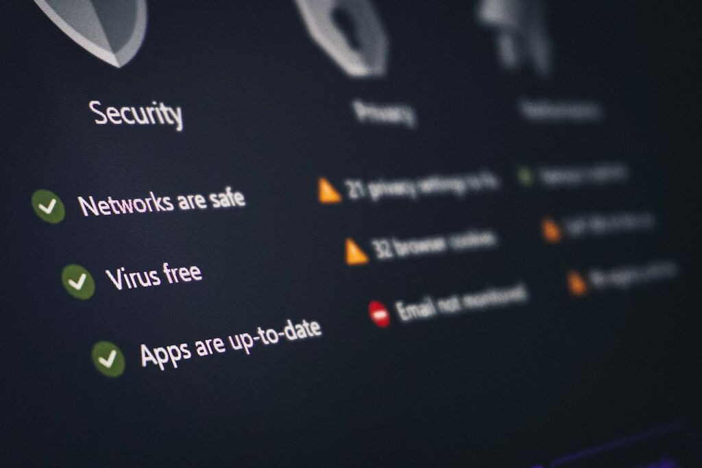 Dashboard für Sicherheit und Datenschutz