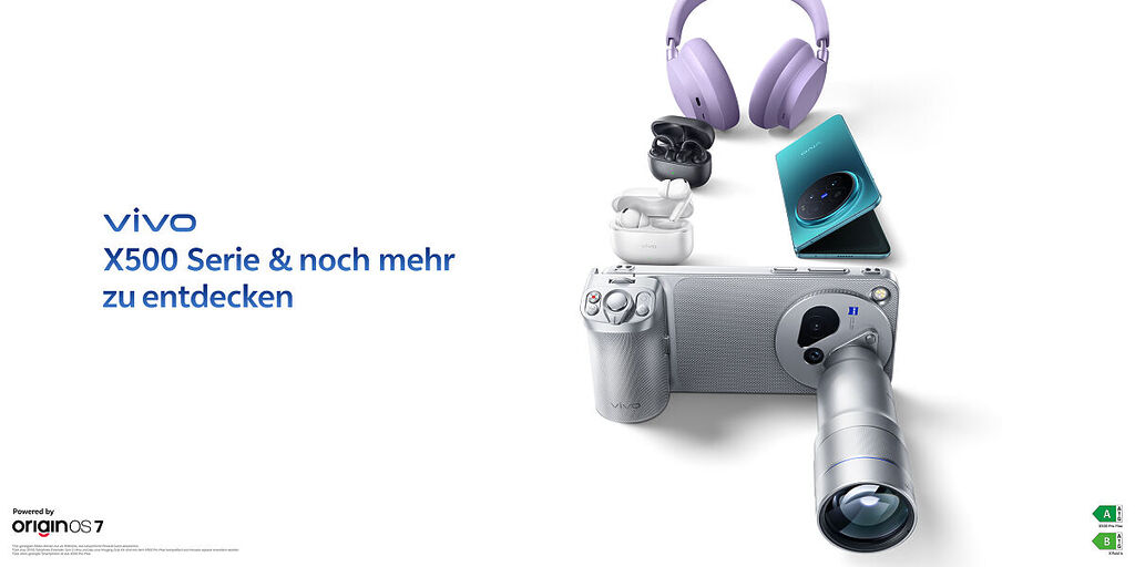 vivo X500 Serie und neue Geräte in der offiziellen Presseabbildung