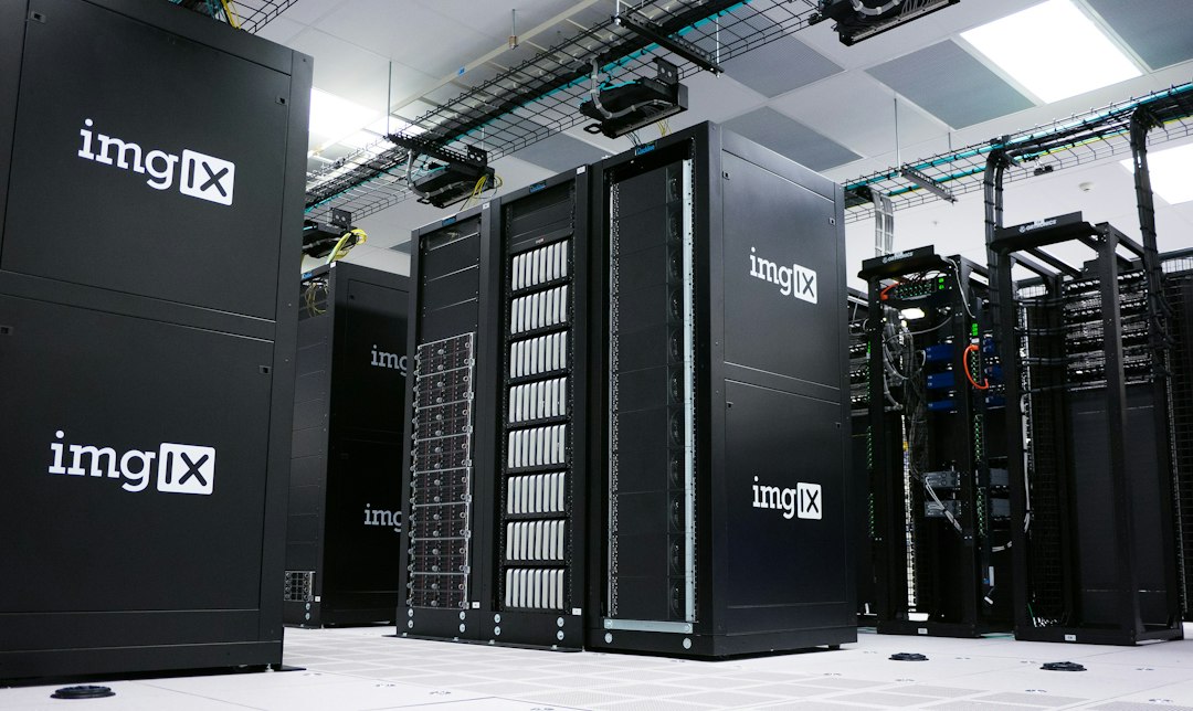 Server-Racks im Rechenzentrum