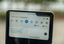Faltbares Smartphone älterer Generation, nicht das aktuelle Samsung Galaxy Z Fold8