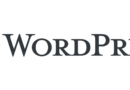 Offizielles WordPress-Logo mit WordPress-Schriftzug